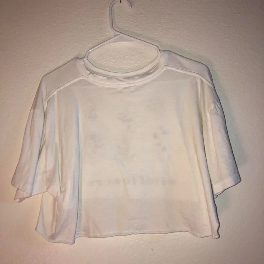 cropped wildflowers tee - Picture 2 of 2